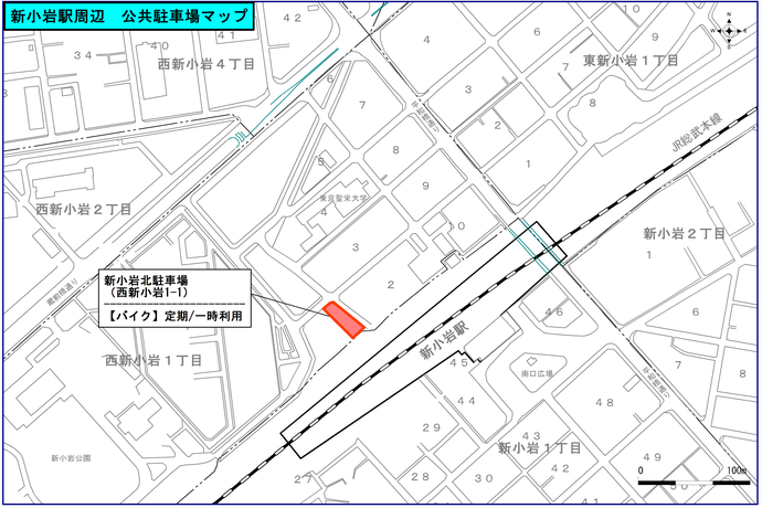 新小岩北駐車場マップ