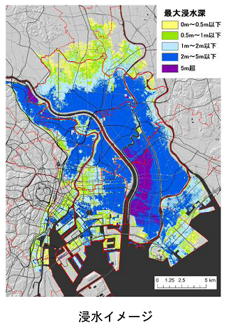浸水想定区域図