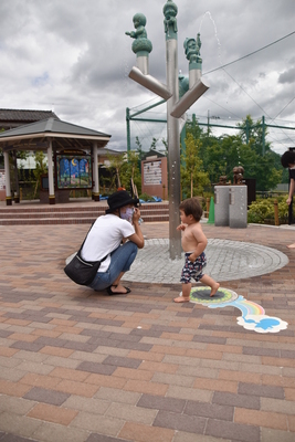 モンチッチ公園水遊び