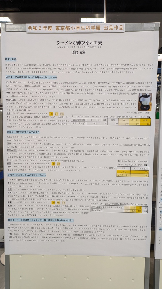 小学校の部　教育長賞